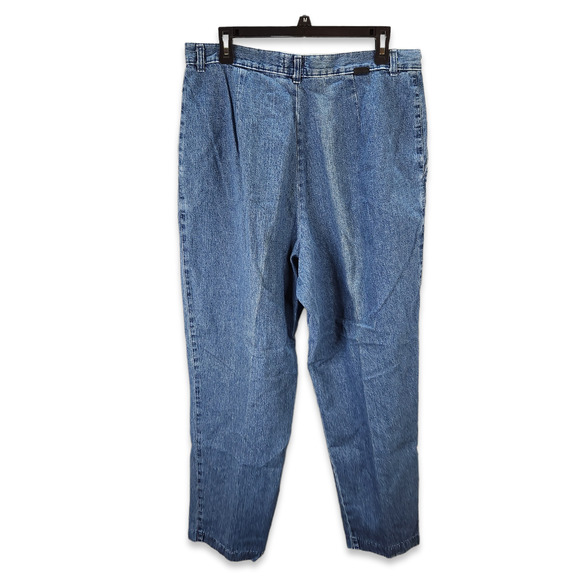 Lee Casual Denim Jeans Women 18 Vintage Plus Size Bareback High Rise Mom Tapered - Picture 6 of 9